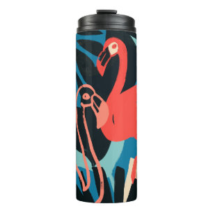 Bouteilles Isothermes Flamant rose funky