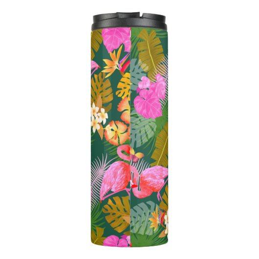 Bouteilles Isothermes Flamant rose Garden Vert foncé (Dos)