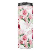 Bouteilles Isothermes Flamant rose rose : Élégance Motif sans couture (Dos)