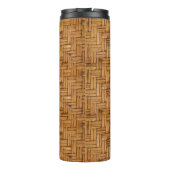 Bouteilles Isothermes Flamant rose rose personnalisé imprimé en osier fl (Dos)