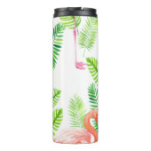 Bouteilles Isothermes Flamants roses et feuilles tropicaux (Dos)