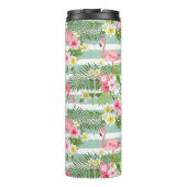 Bouteilles Isothermes Flamants roses Et Rayures | Monogramme (Dos)