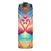 Bouteilles Isothermes Flamants roses Tropical Beach Paradise (Devant)