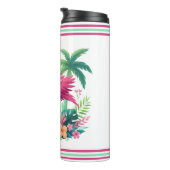 Bouteilles Isothermes Flamingo rose tropicale/Floride (Tourné sur la droite)