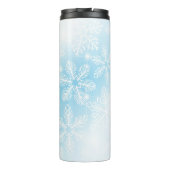 Bouteilles Isothermes Flammes de neige et lumières bleues (Dos)