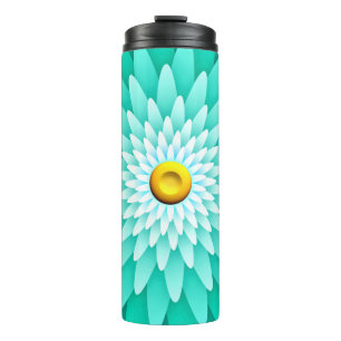 Bouteilles Isothermes Fleur bleue Mandala-68566