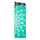 Bouteilles Isothermes Fleur bleue Mandala-68566 (Tourné sur la droite)