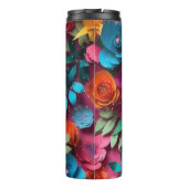 Bouteilles Isothermes Fleur colorée (Dos)