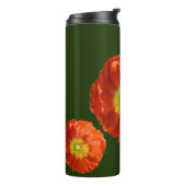 Bouteilles Isothermes Fleur de cépages orange vif (Tourné sur la gauche)