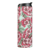 Bouteilles Isothermes Fleur de cerisier rose et menthe (Tourné sur la gauche)