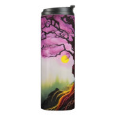 Bouteilles Isothermes Fleur de cerisiers Arbre de vie (Tourné sur la gauche)