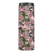 Bouteilles Isothermes Fleur de cerisiers et poulets roses (Dos)