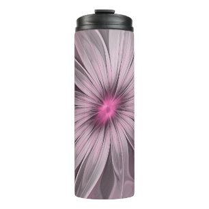Bouteilles Isothermes Fleur de fantaisie Art fractal floral abstrait de 