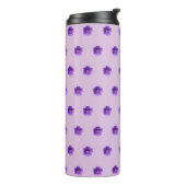 Bouteilles Isothermes Fleur de géranium violet Motif sans couture sur (Tourné sur la gauche)