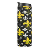 Bouteilles Isothermes Fleur De Lis Blanc Jaune (Tourné sur la droite)