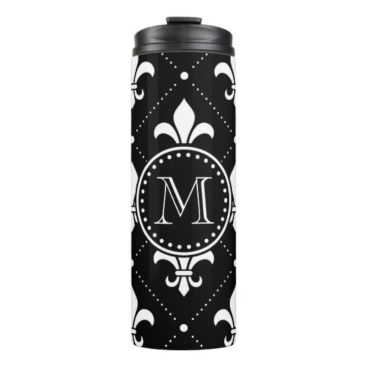 Bouteilles Isothermes Fleur De Lis Pattern (Devant)