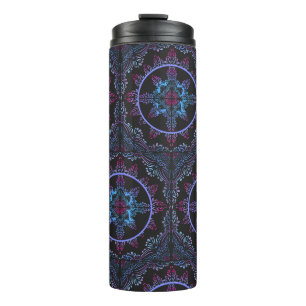 Bouteilles Isothermes Fleur de nuit Mandala