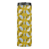 Bouteilles Isothermes Fleur de printemps - jaune, bleu et blanc (Dos)