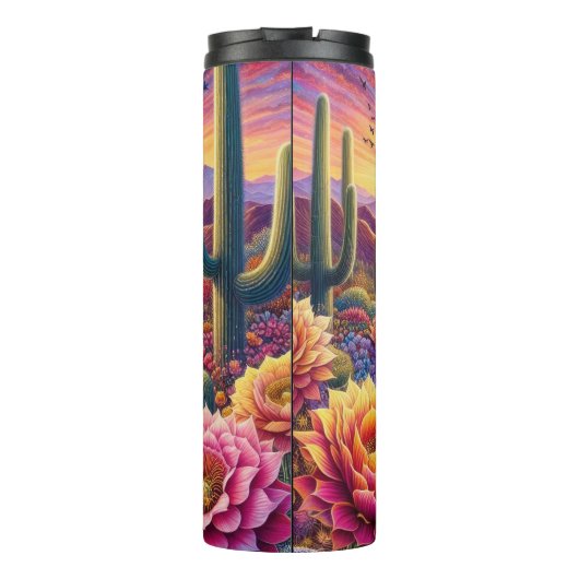 Bouteilles Isothermes Fleur de soleil du désert (Dos)