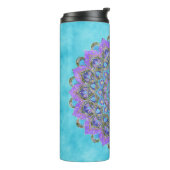 Bouteilles Isothermes Fleur De Vie - Mandala India Style 2 (Tourné sur la gauche)