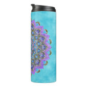 Bouteilles Isothermes Fleur De Vie - Mandala India Style 2 (Tourné sur la droite)