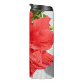 Bouteilles Isothermes Fleur d'Hibiscus Double Rouge (Tourné sur la droite)