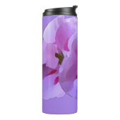 Bouteilles Isothermes Fleur d'Hibiscus Violet Rose Abstrait (Tourné sur la gauche)