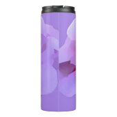 Bouteilles Isothermes Fleur d'Hibiscus Violet Rose Abstrait (Dos)