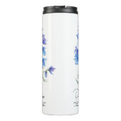 Bouteilles Isothermes Fleur du mois de naissance Juillet Larkspur (Dos)