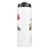 Bouteilles Isothermes Fleur du mois de naissance Juin Rose (Devant)