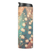 Bouteilles Isothermes Fleur du mois de naissance mai personnalisé 16 oz (Tourné sur la droite)