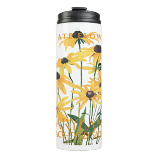 Bouteilles Isothermes Fleur du territoire du Maryland Rudbeckia hirta