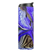 Bouteilles Isothermes Fleur Iris Violet (Tourné sur la gauche)