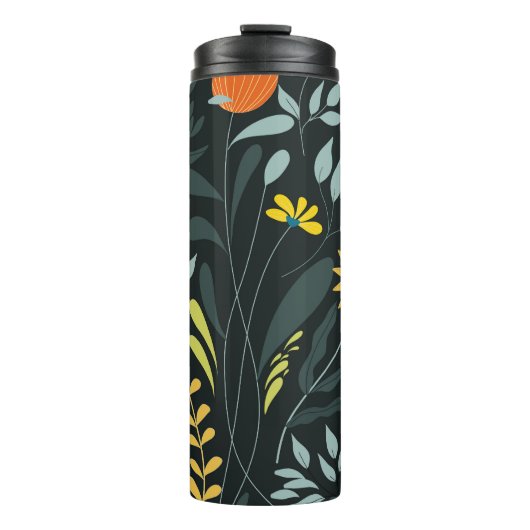 Bouteilles Isothermes Fleur Meadow Design tendance en continu (Devant)