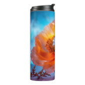 Bouteilles Isothermes Fleur orange (Tourné sur la gauche)