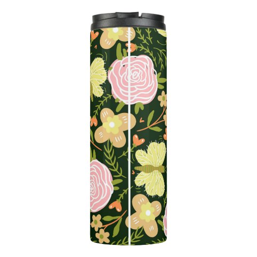 Bouteilles Isothermes Fleur papillon (Dos)