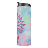 Bouteilles Isothermes Fleur Pastel à main mignonne (Tourné sur la droite)