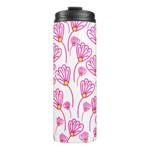 Bouteilles Isothermes Fleur Rose Floral