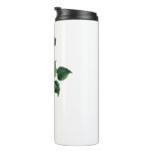 Bouteilles Isothermes Fleur rose noire (Tourné sur la droite)