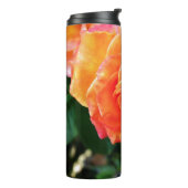 Bouteilles Isothermes Fleur rose orange (Tourné sur la gauche)