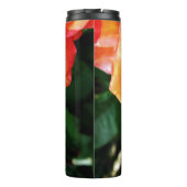 Bouteilles Isothermes Fleur rose orange (Dos)