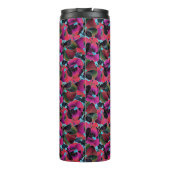 Bouteilles Isothermes Fleur rose vif (Dos)
