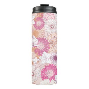 Bouteilles Isothermes Fleur sans couture