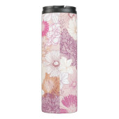 Bouteilles Isothermes Fleur sans couture (Dos)