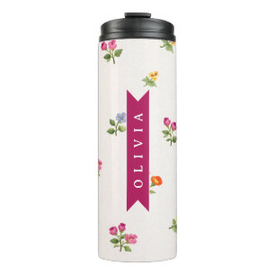 Bouteilles Isothermes Fleur sauvage Cottagecore à motif floral Ditsy per