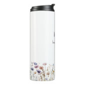 Bouteilles Isothermes Fleur sauvage couleur aquarelle (Tourné sur la gauche)