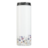 Bouteilles Isothermes Fleur sauvage couleur aquarelle (Dos)