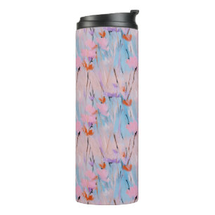 Bouteilles Isothermes Fleur sauvage pastel aquarelle