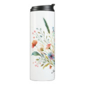 Bouteilles Isothermes Fleurir en grâce florale (Tourné sur la gauche)