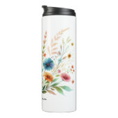 Bouteilles Isothermes Fleurir en grâce florale (Tourné sur la droite)